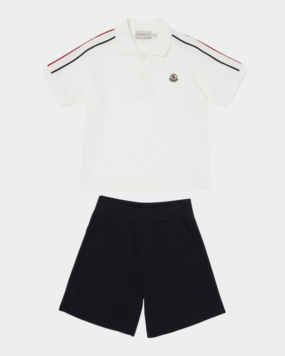 Boy's Polo Shirt W/ Shorts Set, Size 8-